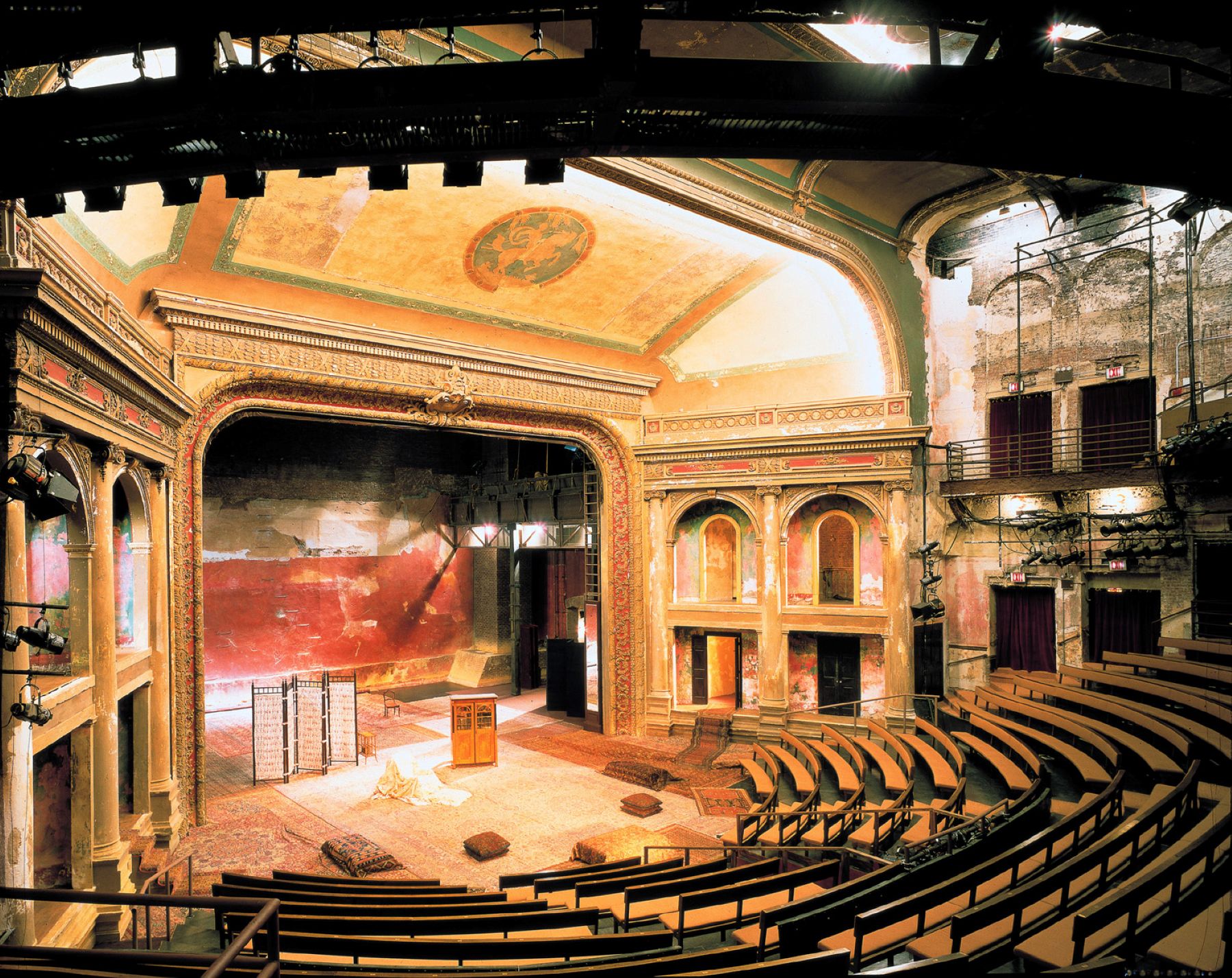 BAM Harvey Theater preserved interior and stage