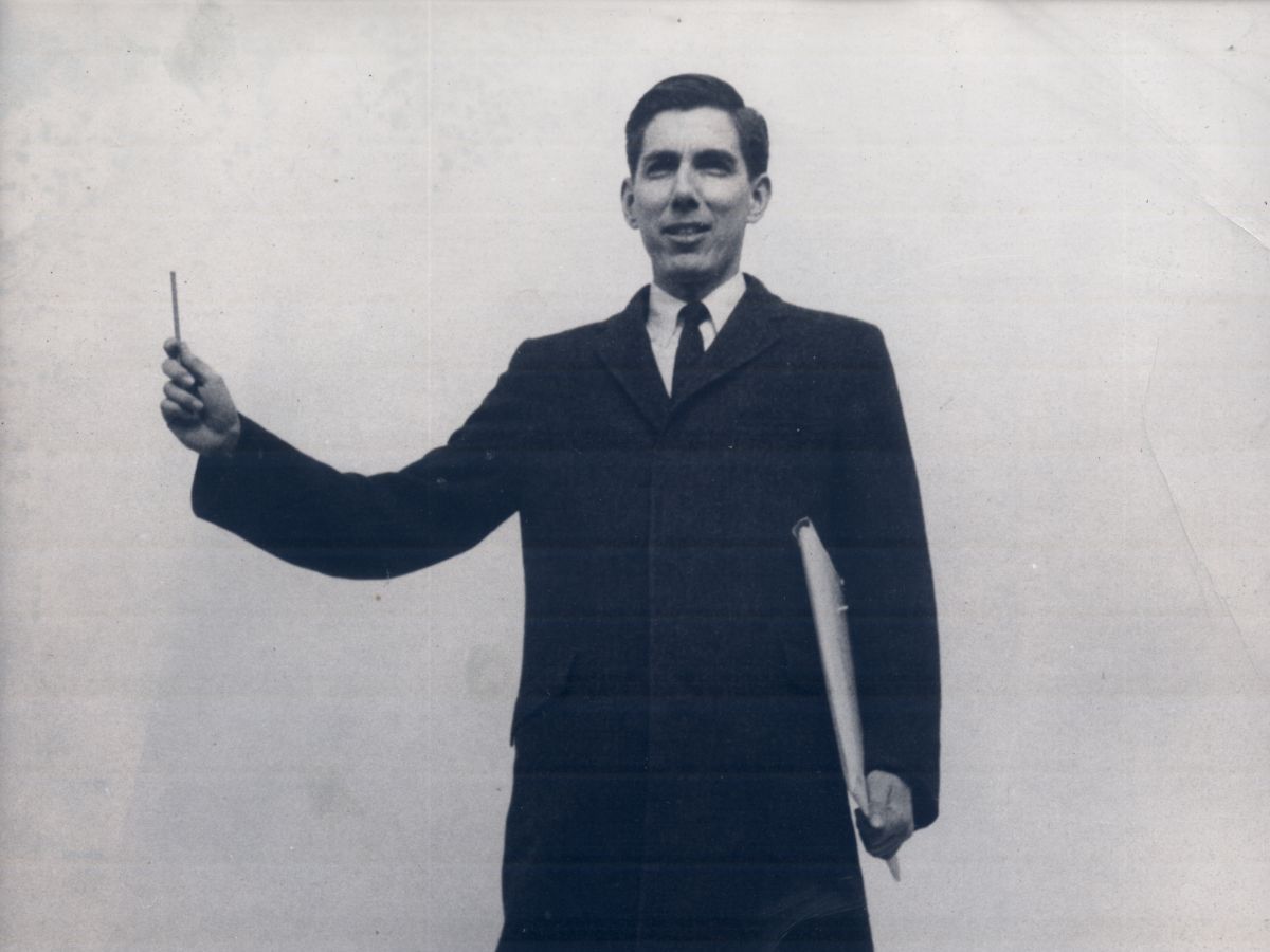 Hugh Hardy at the start of his practice