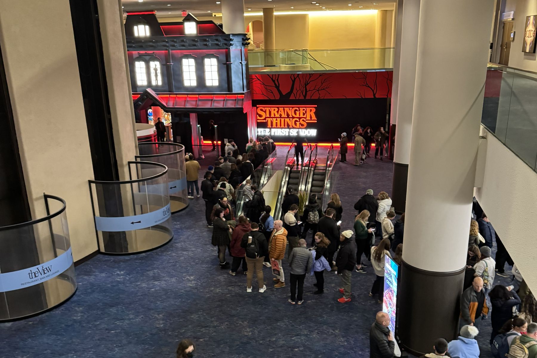 En file d'attente pour voir Stranger Things