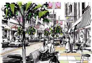 Plan artistique de Nashville, 5e avenue des arts